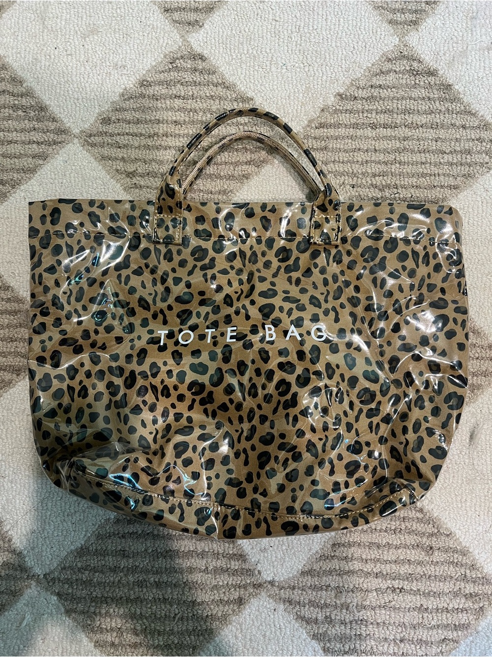 Leopard tote bag